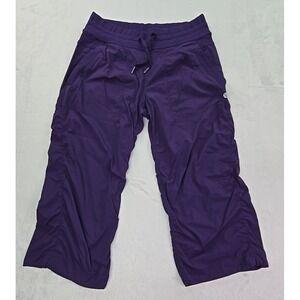 Lululemon Straight To Studio Pants Size 6 (27x19) Purple Unlined